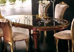 Нераздвижной овальный стол (Art. TG13/F) - Tiffany