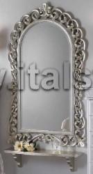 Зеркало туалетное (Art. 404) - Noemi silver/gold
